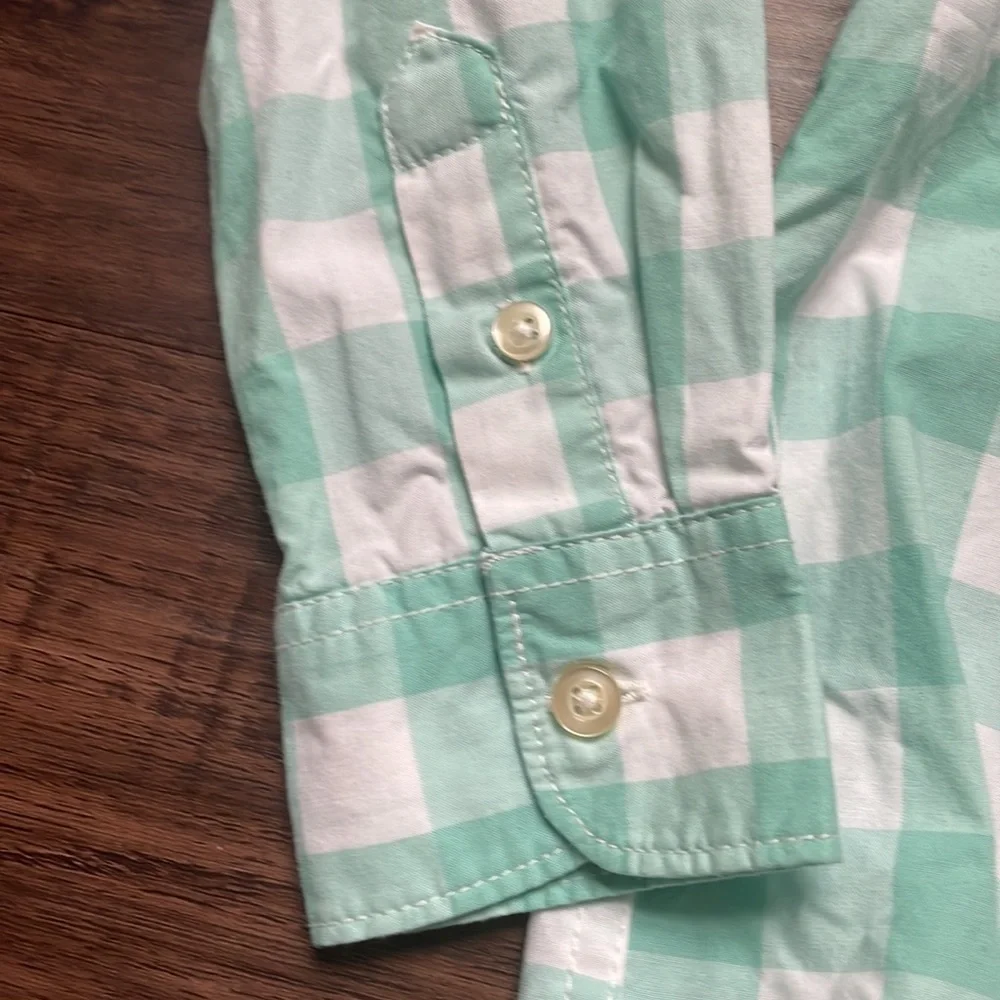 5T Carters Plaid Lons sleeve button down